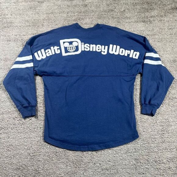 Disney Parks Spirit Jersey Adult Small Retro Walt Disney World Moonlight Blue - Picture 1 of 7